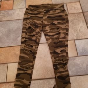Camouflage fishnet leggings ( SOLD )